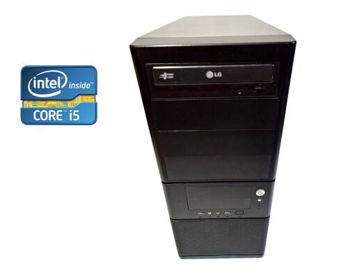 Игровой ПК Asus Vento Tower / Intel Core i5-2500 (4 ядра по 3.3 - 3.7 GHz) / 8 GB DDR3 / 120 GB SSD NEW + 500 GB HDD / nVidia GeForce 9500 GT, 1 GB DDR2, 128-bit / DVD-ROM / 400W Игровой ПК Asus Vento Tower / Intel Core i5-2500 (4 ядра по 3.3 - 3.7 GHz) / 8 GB DDR3 / 120 GB SSD NEW + 500 GB HDD / nVidia GeForce 9500 GT, 1 GB DDR2, 128-bit / DVD-ROM / 400W