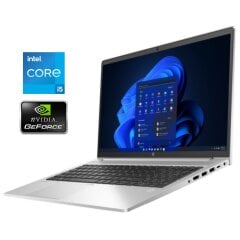 Ультрабук Б-клас HP ProBook 450 G8 / 15.6" (1920x1080) IPS / Intel Core i5-1135G7 (4 (8) ядра по 1.5 - 4.2 GHz) / 16 GB DDR4 / 512 GB SSD / nVidia GeForce MX450, 2 GB GDDR6, 64-bit / WebCam / Win 11 Pro
