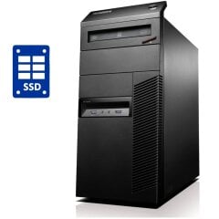 ПК Lenovo ThinkCentre M93p Tower / Intel Core i3-4130 (2 (4) ядра по 3.4 GHz) / 8 GB DDR3 / 500 GB HDD / Intel HD Graphics 4400 / DVD-RW / 280W + Кабель питания