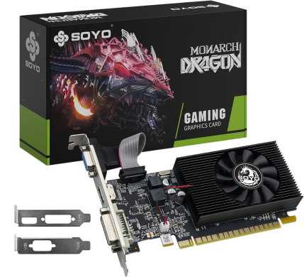 Новая дискретная видеокарта SOYO GeForce GT 740, 4 GB GDDR3, 128-bit / VGA, DVI, HDMI
