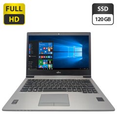 Ноутбук Fujitsu LifeBook U745 / 14" (1920x1080) IPS / Intel Core i7-5600U (2 (4) ядра по 2.6 - 3.2 GHz) / 12 GB DDR3 / 120 GB SSD / Intel HD Graphics 5500 / WebCam / АКБ не держит