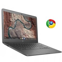 Ультрабук HP Chromebook 14 / 14" (1366x768) TN / Intel Celeron N3350 (2 ядра по 1.1 - 2.4 GHz) / 2 GB DDR3 / 32 GB SSD / Intel HD Graphics 500 / WebCam / ChromeOS