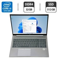 Мобильная рабочая станция HP ZBook Firefly 15 G7 / 15.6" (1920x1080) IPS / Intel Core i5-10210U (4 (8) ядра по 1.6 - 4.2 GHz) / 32 GB DDR4 / 512 GB SSD / Intel UHD Graphics / WebCam / Windows 11