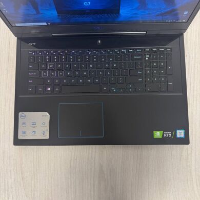 Ігровий ноутбук Б-клас Dell G7 7790 / 17.3" (1920x1080) IPS / Intel Core i7-9750H (6 (12) ядра по 2.6 - 4.5 GHz) / 16 GB DDR4 / 256 GB SSD NVMe + 1000 GB HDD / nVidia GeForce RTX 2060, 6 GB GDDR6, 192-bit / WebCam