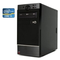 ПК 3Q Tower / Intel Core i5-2500 (4 ядра по 3.3 - 3.7 GHz) / 8 GB DDR3 / 320 GB HDD / Intel HD Graphics 2000 / 400W