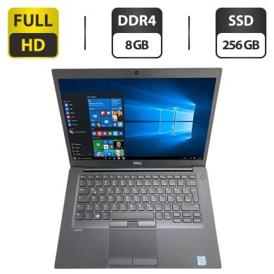 Ноутбук Dell Latitude 7480 / 14" (1920x1080) IPS / Intel Core i5-6300U (2 (4) ядра по 2.4 - 3.0 GHz) / 8 GB DDR4 / 256 GB SSD / Intel HD Graphics 520 / WebCam