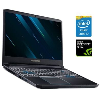 Игровой ноутбук Acer Predator Helios 300 PH315-52 / 15.6" (1920x1080) IPS / Intel Core i7-9750H (6 (12) ядер по 2.6 - 4.5 GHz) / 16 GB DDR4 / 1000 GB SSD / nVidia GeForce GTX 1660 Ti, 6 GB GDDR6, 192-bit / WebCam / Win 11