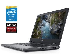 Ігровий ноутбук Dell Precision 7540 / 15.6" (1920x1080) TN / Intel Core i7-9750H (6 (12) ядер по 2.6 - 4.5 GHz) / 32 GB DDR4 / 512 GB SSD / AMD Radeon Pro WX 3200, 4 GB GDDR5, 128-bit / WebCam / Win 11 Pro