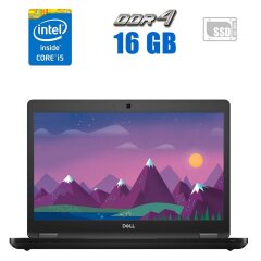 Ультрабук Dell Latitude 5490 / 14" (1366x768) TN / Intel Core i5-8350U (4 (8) ядра по 1.7 - 3.6 GHz) / 16 GB DDR4 / 240 GB SSD / Intel UHD Graphics 620 / WebCam