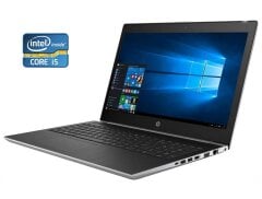 Ноутбук Б-класс HP ProBook 450 G5 / 15.6" (1366x768) TN Touch / Intel Core i5-8250U (4 (8) ядра по 1.6 - 3.4 GHz) / 8 GB DDR4 / 128 GB SSD + 500 GB HDD / Intel UHD Graphics 620 / WebCam