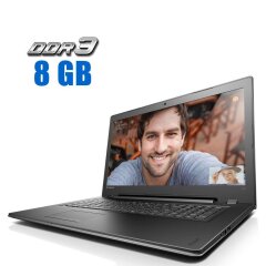 Ноутбук Lenovo IdeaPad 300-17ISK / 17.3" (1600x900) TN / Intel Core i3-6100U (2 (4) ядра по 2.3 GHz) / 8 GB DDR3 / 1000 GB SSD / Intel HD Graphics 520 / WebCam / Win 10 Home