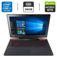 Игровой ноутбук Lenovo IdeaPad Y700 / 15.6" (1920x1080) TN / Intel Core i7-6700HQ (4 (8) ядра по 2.6 - 3.5 GHz) / 16 GB DDR4 / 240 GB SSD / nVidia GeForce GTX 960M, 4 GB GDDR5, 128-bit / WebCam