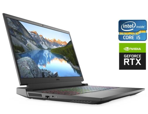 Ігровий ноутбук Dell G15 5511 / 15.6" (1920x1080) IPS / Intel Core i5-11400H (6 (12) ядер по 2.7 - 4.5 GHz) / 16 GB DDR4 / 512 GB SSD / nVidia GeForce RTX 3050 Ti, 4 GB GDDR6, 128-bit / WebCam / Win 11 Home