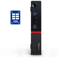 Неттоп Б-класс Lenovo ThinkCentre M600 USFF / Intel Pentium N3700 (4 ядра по 1.6 - 2.4 GHz) / 4 GB DDR3 / 120 GB SSD / Intel HD Graphics