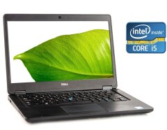 Ультрабук Dell Latitude 5490 / 14" (1920x1080) TN / Intel Core i5-8250U (4 (8) ядра по 1.6 - 3.4 GHz) / 16 GB DDR4 / 480 GB SSD / Intel UHD Graphics 620 / WebCam / Windows 10