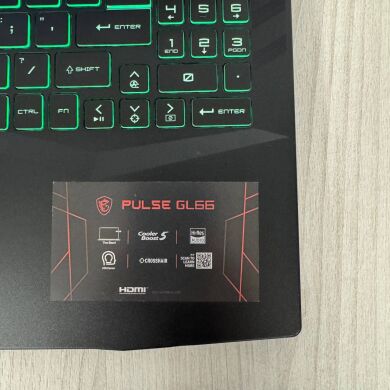 Ігровий ноутбук Б-клас MSI Pulse GL66 11UGKV / 15.6" (1920x1080) IPS / Intel Core i7-11800H (8 (16) ядер по 1.9 - 4.6 GHz) / 16 GB DDR4 / 512 GB SSD NVMe / nVidia GeForce RTX 3070, 8 GB GDDR6, 256-bit / WebCam
