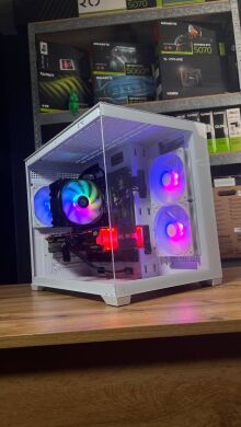Збірка під замовлення: ігровий ПК Gamdias Aura GC10M ARGB White Tower / Intel Core i5-12400F (6 (12) ядер по 2.5 - 4.4 GHz) / 16 GB DDR4 / 1000 GB SSD M.2 / AMD Radeon RX 6700 XT, 12 GB GDDR6, 192-bit / 650W