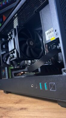 Сборка под заказ: новый игровой ПК DeepCool CH160 Black Tower / AMD Ryzen 7 5700X (8 (16) ядер по 3.4 - 4.6 GHz) / 32 GB DDR4 / 1000 GB SSD M.2 / nVidia GeForce RTX 4060, 8 GB GDDR6, 128-bit / 550W