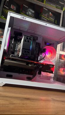 Збірка під замовлення: ігровий ПК Gamdias Aura GC10M ARGB White Tower / Intel Core i5-12400F (6 (12) ядер по 2.5 - 4.4 GHz) / 16 GB DDR4 / 1000 GB SSD M.2 / AMD Radeon RX 6700 XT, 12 GB GDDR6, 192-bit / 650W