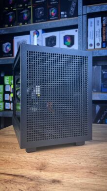 Сборка под заказ: новый игровой ПК DeepCool CH160 Black Tower / AMD Ryzen 7 5700X (8 (16) ядер по 3.4 - 4.6 GHz) / 32 GB DDR4 / 1000 GB SSD M.2 / nVidia GeForce RTX 4060, 8 GB GDDR6, 128-bit / 550W