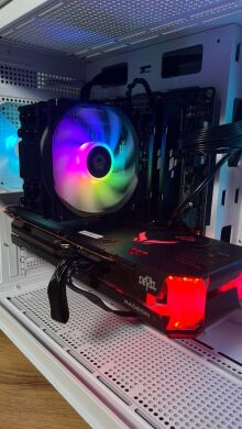 Збірка під замовлення: ігровий ПК Gamdias Aura GC10M ARGB White Tower / Intel Core i5-12400F (6 (12) ядер по 2.5 - 4.4 GHz) / 16 GB DDR4 / 1000 GB SSD M.2 / AMD Radeon RX 6700 XT, 12 GB GDDR6, 192-bit / 650W
