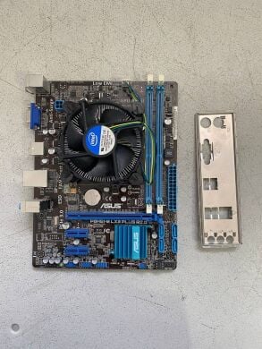 Комплект: материнська плата Asus P8H61-M LX3 Plus R2.0 / Intel Core i5-2400 (4 ядра по 3.1 - 3.4 GHz) / Intel HD Graphics 2000 / Socket LGA1155 / Кулер BOX