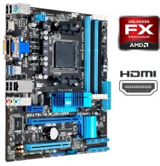 Комплект: Материнская плата Asus M5A78L-M Plus/USB3 / AMD FX-6300 (6 ядер по 3.5 - 3.8 GHz) / ATI Radeon HD 3000 / Socket AM3+ / USB 3.1 / HDMI