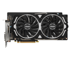 Дискретная видеокарта MSI GeForce GTX 1060 Armor, 6 GB GDDR5, 192-bit / DVI, HDMI, DisplayPort