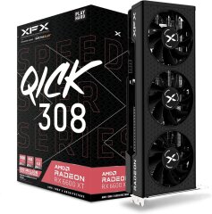 Дискретная видеокарта XFX Radeon RX 6600 XT Speedster QICK 308, 8 GB GDDR6, 128-bit / 1x HDMI, 3x DisplayPort / (RX-66XT8LBDQ)