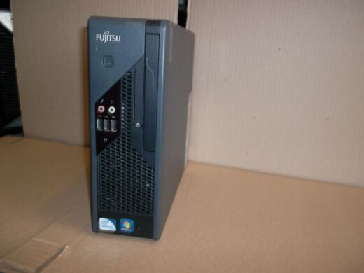 Fujitsu E5730 SFF / Intel Core 2 Quad Q6600 (4 ядра по 2.4GHz) / 6GB RAM / 160GB HDD + монітор Fujitsu P19-2 / 19' / 1280x1024