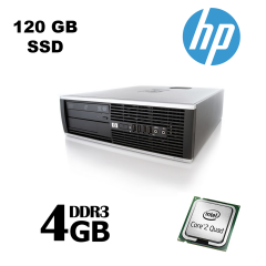 HP 6000 SFF / Intel Core 2 Quad Q6600 (4 ядра по 2.4GHz) / 4 GB DDR3 / 120 GB SSD NEW