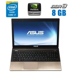 Игровой ноутбук Asus A55VM / 15.6" (1366x768) TN / Intel Core i7-3610QM (4 (8) ядра по 2.3 - 3.3 GHz) / 8 GB DDR3 / 120 GB SSD / nVidia GeForce GT 630M, 2 GB DDR3, 128-bit / WebCam / DVD-ROM 