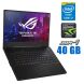 Игровой ноутбук Asus Rog Zephyrus GU502L / 15.6" (1920x1080) IPS / Intel Core i7-10750H (6 (12) ядра по 2.6 - 5.0 GHz) / 40 GB DDR4 / 1000 GB SSD / nVidia GeForce RTX 2070, 8 GB GDDR6, 256-bit / WebCam купить