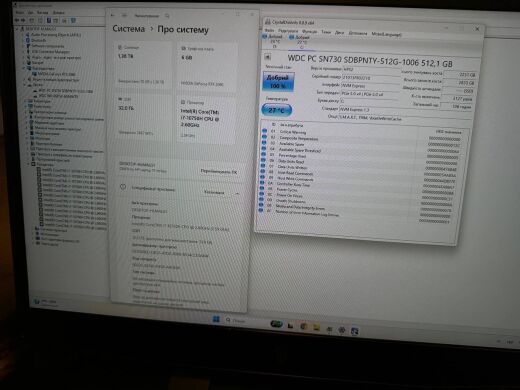 Ігровий ноутбук Б-клас HP Omen 17-cb1097nr / 17.3" (1920x1080) IPS / Intel Core i7-10750H (6 (12) ядер по 2.6 - 5.0 GHz) / 32 GB DDR4 / 512 GB SSD + 1000 GB HDD / nVidia GeForce RTX 2060, 6 GB GDDR6, 192-bit / WebCam Ігровий ноутбук Б-клас HP Omen 17-cb1097nr / 17.3" (1920x1080) IPS / Intel Core i7-10750H (6 (12) ядер по 2.6 - 5.0 GHz) / 32 GB DDR4 / 512 GB SSD + 1000 GB HDD / nVidia GeForce RTX 2060, 6 GB GDDR6, 192-bit / WebCam
