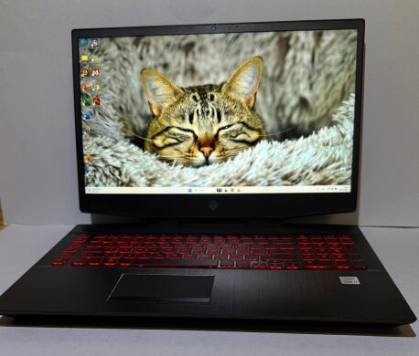 Ігровий ноутбук Б-клас HP Omen 17-cb1097nr / 17.3" (1920x1080) IPS / Intel Core i7-10750H (6 (12) ядер по 2.6 - 5.0 GHz) / 32 GB DDR4 / 512 GB SSD + 1000 GB HDD / nVidia GeForce RTX 2060, 6 GB GDDR6, 192-bit / WebCam Ігровий ноутбук Б-клас HP Omen 17-cb1097nr / 17.3" (1920x1080) IPS / Intel Core i7-10750H (6 (12) ядер по 2.6 - 5.0 GHz) / 32 GB DDR4 / 512 GB SSD + 1000 GB HDD / nVidia GeForce RTX 2060, 6 GB GDDR6, 192-bit / WebCam