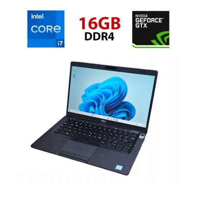 Ігровий ноутбук Dell Latitude 5401 / 14" (1920x1080) IPS / Intel Core i7-9850H (6 (12) ядра по 2.6 - 4.6 GHz) / 16 GB DDR4 / 256 GB SSD / nVidia GeForce MX150, 2 GB GDDR5, 64-bit / WebCam