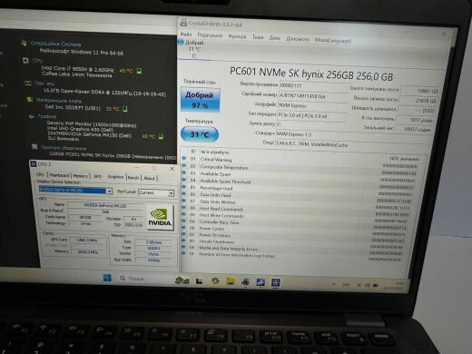 Ігровий ноутбук Dell Latitude 5401 / 14" (1920x1080) IPS / Intel Core i7-9850H (6 (12) ядра по 2.6 - 4.6 GHz) / 16 GB DDR4 / 256 GB SSD / nVidia GeForce MX150, 2 GB GDDR5, 64-bit / WebCam