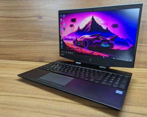 Игровой ноутбук HP Omen 15-dh0 / 15.6" (1920x1080) IPS / Intel Core i7-9750H (6 (12) ядер по 2.6 - 4.5 GHz) / 32 GB DDR4 / 512 GB SSD + 500 GB HDD / nVidia GeForce RTX 2070, 8 GB GDDR6, 256-bit / WebCam / Windows 10