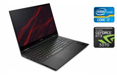 Ігровий ноутбук HP Omen 15 ek1030dx / 15.6" (1920x1080) IPS / Intel Core i7-10750H (6 (12) ядер по 2.6 - 5.0 GHz) / 16 GB DDR4 / 512 GB SSD / nVidia GeForce RTX 3070, 8 GB GDDR6, 256-bit / WebCam / Windows 10