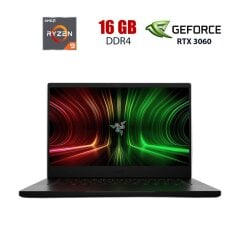 Ігровий ноутбук Razer Blade 14 RZ09-0370 / 14" (1920x1080) IPS / AMD Ryzen 9 5900HX (8 (16) ядер по 3.3 - 4.6 GHz) / 16 GB DDR4 / 1000 GB SSD / nVidia GeForce RTX 3060 8 GB, 8 GB GDDR6, 128-bit / WebCam