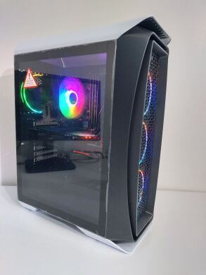 Игровой ПК AeroCool Aero One Frost Tower / Intel Core i7-7700 (4 (8) ядра по 3.6 - 4.2 GHz) / 32 GB DDR4 / 512 GB SSD M.2 + 1000 GB HDD / AMD Radeon RX 5700, 8 GB GDDR6, 256-bit / 650W + Кабели HDMI и питания