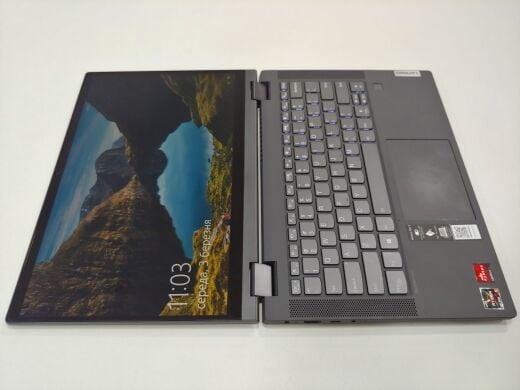 Lenovo IdeaPad Flex 5 - 14ARE05 / 14" (1920x1080) Touch IPS / AMD Ryzen 5 4500U (6 ядер по 2.3 - 4.0 GHz) / 8 GB DDR4 / 256 GB SSD / WebCam