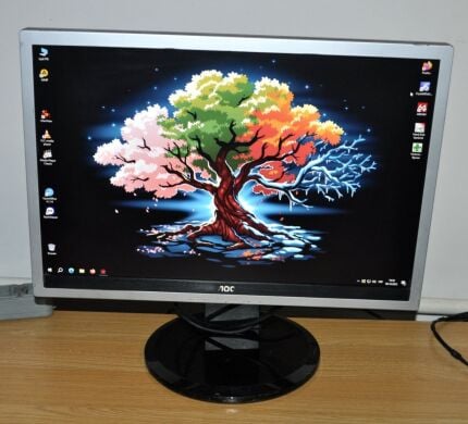 Монітор Б-клас AOC 2219P2 / 22" (1680x1050) TN / VGA, DVI / Вбудовані колонки 2x 1W / VESA 100x100 + Кабелі (VGA та живлення) у комплекті Монітор Б-клас AOC 2219P2 / 22" (1680x1050) TN / VGA, DVI / Вбудовані колонки 2x 1W / VESA 100x100 + Кабелі (VGA та живлення) у комплекті