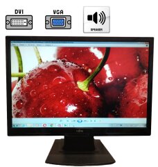 Монитор Б-класс Fujitsu L22W-1 / 22" (1680x1050) TN / DVI, VGA / Встроенные колонки (2x 1.5W) / VESA 100x100