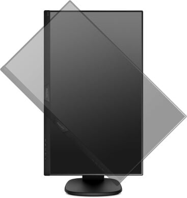 Монитор Philips 243S7EJMB / 24" (1920x1080) IPS / 1x HDMI, 1x DP, 1x VGA, 4x USB 2.0, 1x USB Type-B, 2x Audio / 2x 2W / VESA 100x100 / Pivot
