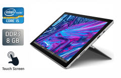 Нетбук-трансформер Microsoft Surface Pro 5 / 12.3" (2736x1824) IPS Touch / Intel Core i5-7300U (2 (4) ядра по 2.6 - 3.5 GHz) / 8 GB DDR3 / 256 GB SSD / Intel HD Graphics 620 / WebCam / TouchID