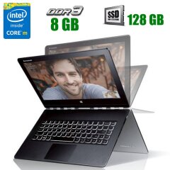 Ноутбук-трансформер Lenovo Yoga 3 Pro-1370 / 13.3" (3200x1800) IPS Touch / Intel Core M-5Y70 (2 (4) ядра по 1.1 - 2.6 GHz) / 8 GB DDR3 / 128 GB SSD / Intel HD Graphics 5300 / WebCam 