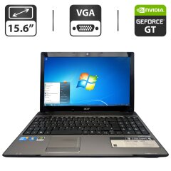 Ноутбук Acer Aspire 5741G / 15.6" (1366x768) TN / Intel Core i5-430M (2 (4) ядра по 2.26 - 2.53 GHz) / 6 GB DDR3 / 500 GB HDD / nVidia GeForce GT 320M, 1 GB GDDR3, 64-bit / WebCam / DVD-ROM
