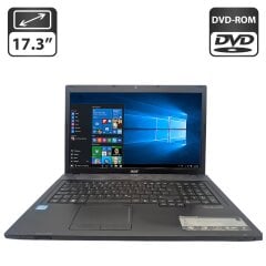 Ноутбук Acer TravelMate 7750 / 17.3" (1600x900) TN / Intel Core i3-2310M (2 (4) ядра по 2.1 GHz) / 6 GB DDR3 / 320 GB HDD / Intel HD Graphics 3000 / WebCam / DVD-ROM / АКБ не тримає