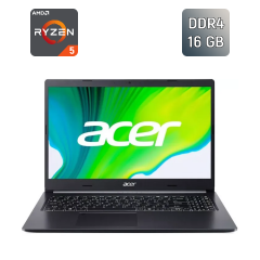 Ноутбук Б-клас Acer Aspire 3 A515-44 / 15.6" (1366x768) TN / AMD Ryzen 5 4500U (6 ядер по 2.3 - 4.0 GHz) / 8 GB DDR4 / 256 GB SSD / AMD Radeon RX Vega 6 Graphics / WebCam